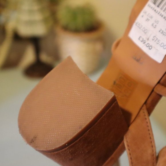TOPSHOP SUEDE SANDALS - 6.5 - Picture 7 of 13